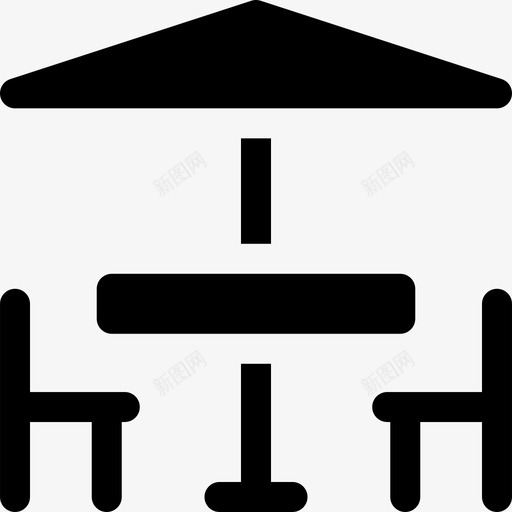 桌子第70栏已填充图标svg_新图网 https://ixintu.com 70栏 填充 桌子