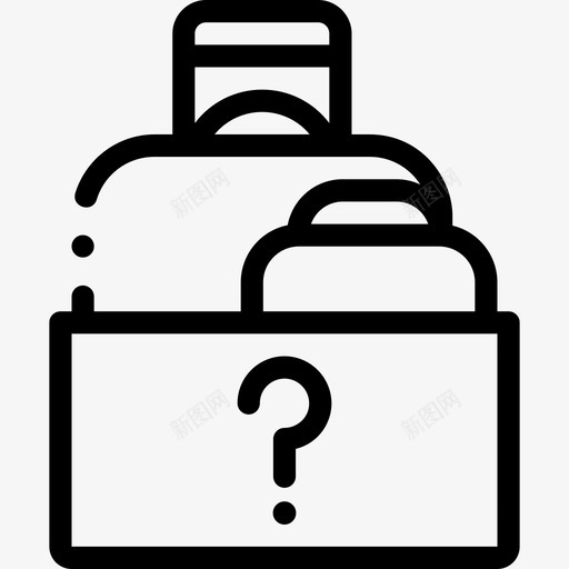 失物招领处154机场直线型图标svg_新图网 https://ixintu.com 失物招领 机场 直线 线型