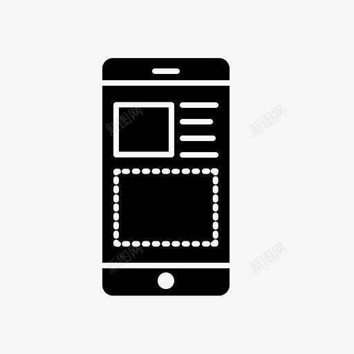 线框原型用户界面图标svg_新图网 https://ixintu.com 原型 用户 界面设计 线框