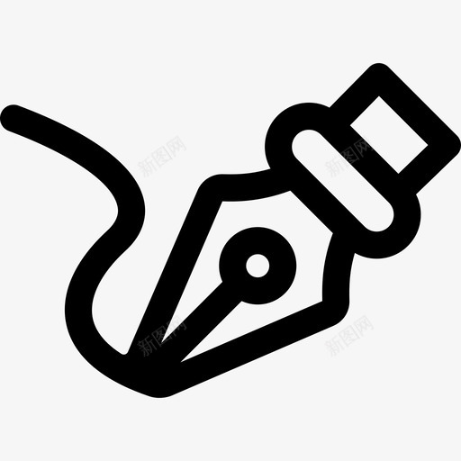 钢笔平面师30线性图标svg_新图网 https://ixintu.com 平面 平面设计 线性 设计师 钢笔