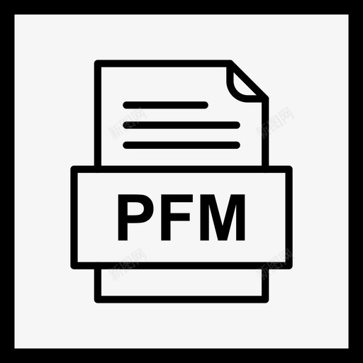 pfm文件文件图标文件类型格式svg_新图网 https://ixintu.com 41种 pfm 图标 文件 格式 类型