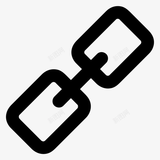 链接锚链图标svg_新图网 https://ixintu.com 供应 电子商务 链接