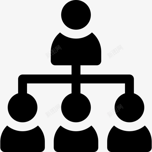 层级人力资源76已填充图标svg_新图网 https://ixintu.com 人力资源 填充 层级