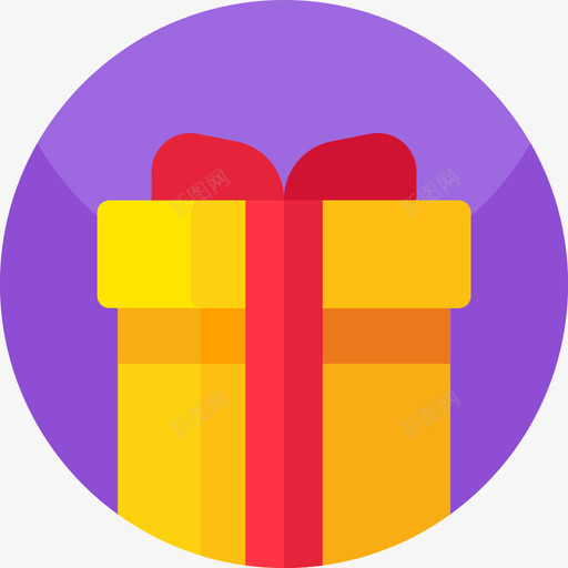 礼品盒派对庆典15扁平图标svg_新图网 https://ixintu.com 庆典 扁平 派对 礼品盒