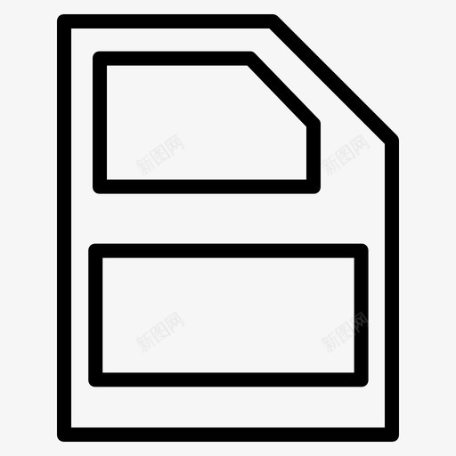 sim卡数字智能手机图标svg_新图网 https://ixintu.com sim 手机 技术 数字 智能 电子