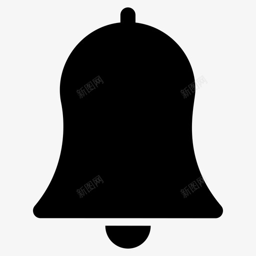 铃铛警铃手铃图标svg_新图网 https://ixintu.com 图标 寺庙 手铃 校铃 符号 警铃 通讯 铃铛
