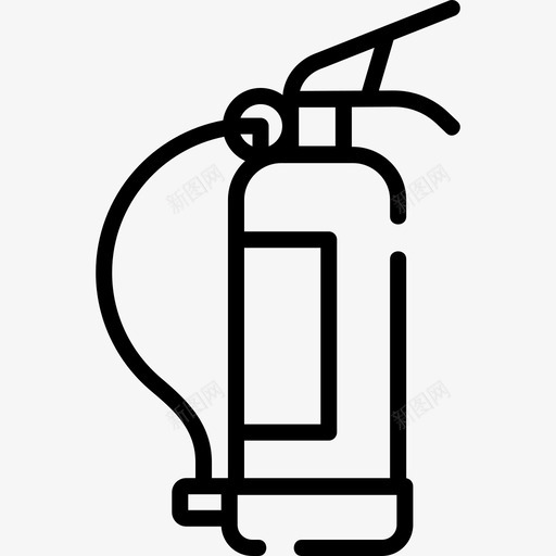 灭火器紧急情况44线性图标svg_新图网 https://ixintu.com 情况 灭火器 紧急 线性