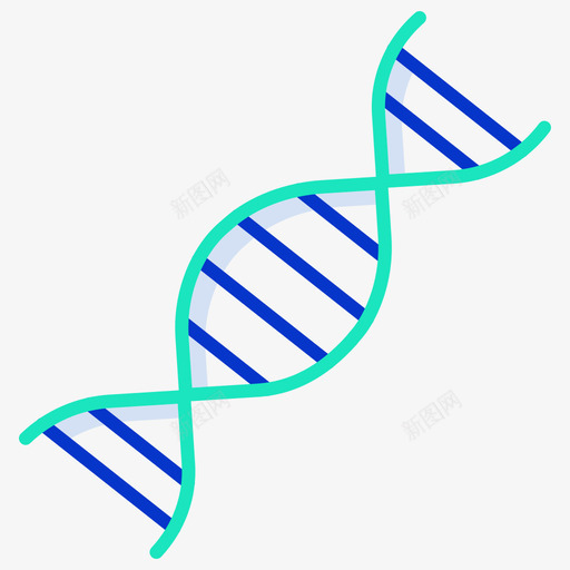 Dna科学技术5轮廓颜色图标svg_新图网 https://ixintu.com Dna 科学技术 轮廓 颜色