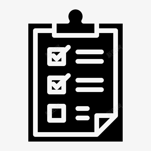 列表后勤60填充图标svg_新图网 https://ixintu.com 列表 后勤 填充