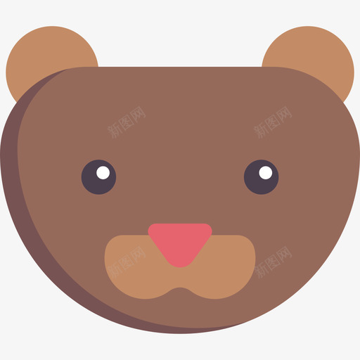 貂皮动物86扁平图标svg_新图网 https://ixintu.com 动物 扁平 貂皮