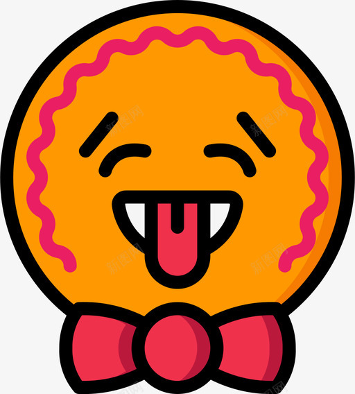 姜饼圣诞表情3线性颜色图标svg_新图网 https://ixintu.com 圣诞 姜饼 线性 表情 颜色