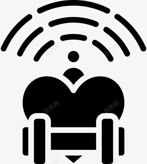 健康播客2填充图标svg_新图网 https://ixintu.com 健康 填充 播客