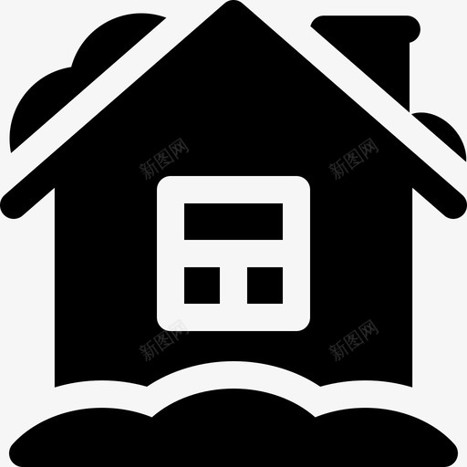住宅冬季旅行15已满图标svg_新图网 https://ixintu.com 住宅 冬季 已满 旅行