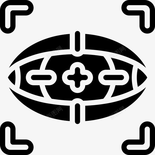 聚焦光学2填充图标svg_新图网 https://ixintu.com 光学 填充 聚焦