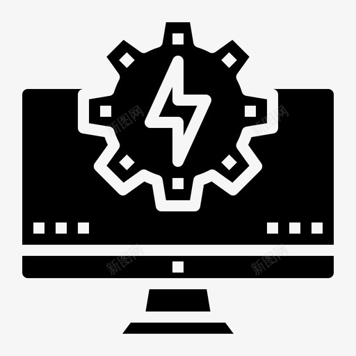 计算机工厂设备3固态图标svg_新图网 https://ixintu.com 固态 工厂 计算机 设备