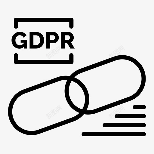 夹子gdpr锁图标svg_新图网 https://ixintu.com gdpr 夹子 安全