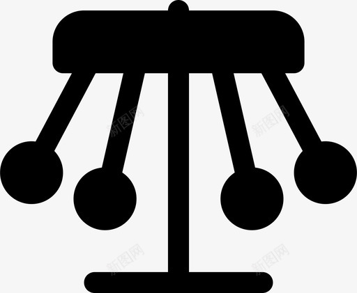 旋转木马娱乐儿童图标svg_新图网 https://ixintu.com 儿童 公园 填充 娱乐 旋转 木马 辣酱 骑乘
