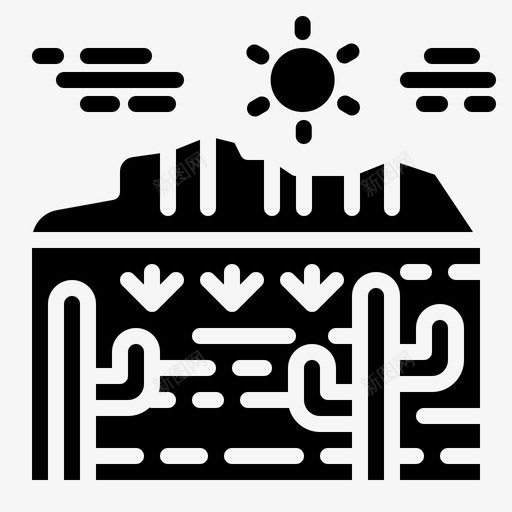 沙漠户外景观实景图标svg_新图网 https://ixintu.com 实景 户外 景观 沙漠