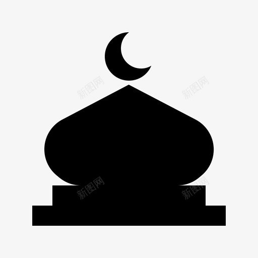 清真寺禁食伊斯兰教图标svg_新图网 https://ixintu.com 伊斯兰教 斋月 清真寺 祈祷 禁食 铭文