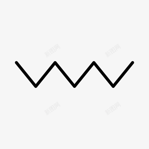 锯齿形锯齿状线条图案图标svg_新图网 https://ixintu.com 图案 线条 缝合 锯齿形 锯齿状