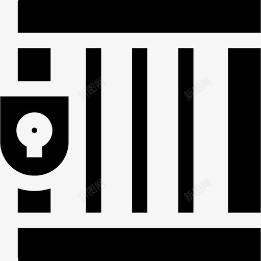 监狱45号警察满了人图标svg_新图网 https://ixintu.com 45号 满了 监狱 警察
