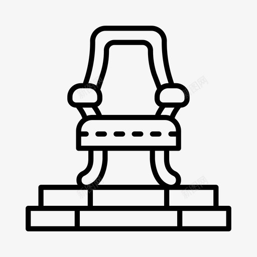王位国王王后图标svg_新图网 https://ixintu.com 国王 王位 王后 王朝 皇室