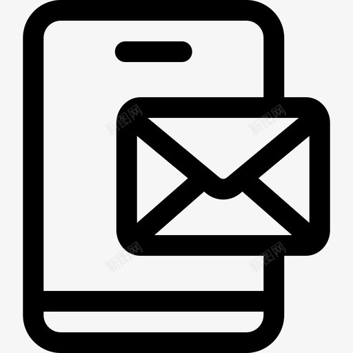 移动通信183线性图标svg_新图网 https://ixintu.com 移动 线性 通信