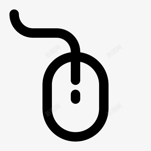 鼠标电脑设备图标svg_新图网 https://ixintu.com 外设 材料 概述 电脑 设备 输入 鼠标