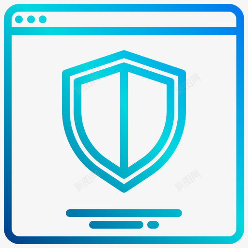 保护网页托管86线性梯度图标svg_新图网 https://ixintu.com 保护 托管 梯度 线性 网页