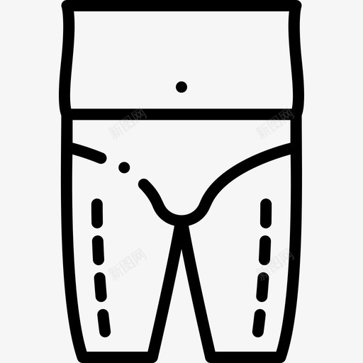 腿部整形手术42线性图标svg_新图网 https://ixintu.com 手术 整形 线性 腿部