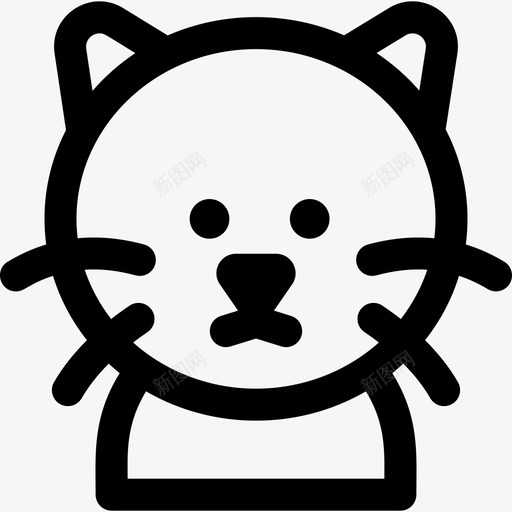 蒙奇金猫猫品种5直系图标svg_新图网 https://ixintu.com 品种 奇金 直系