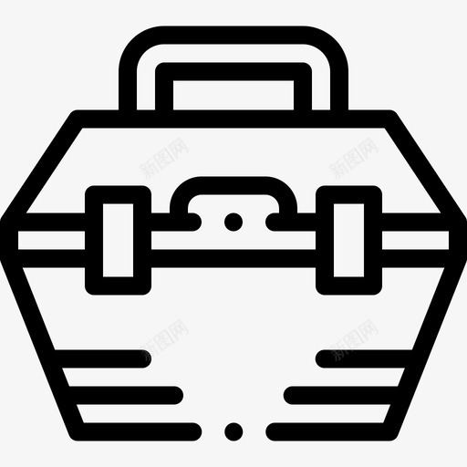 便携式钓鱼52线性图标svg_新图网 https://ixintu.com 便携式 线性 钓鱼