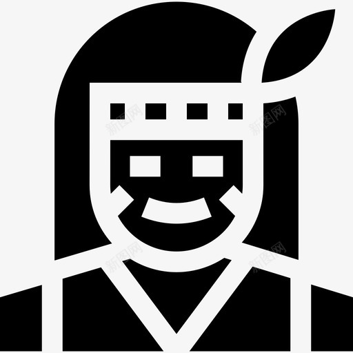 印第安人万圣节服装化身7填充图标svg_新图网 https://ixintu.com 万圣节 化身 印第安人 填充 服装
