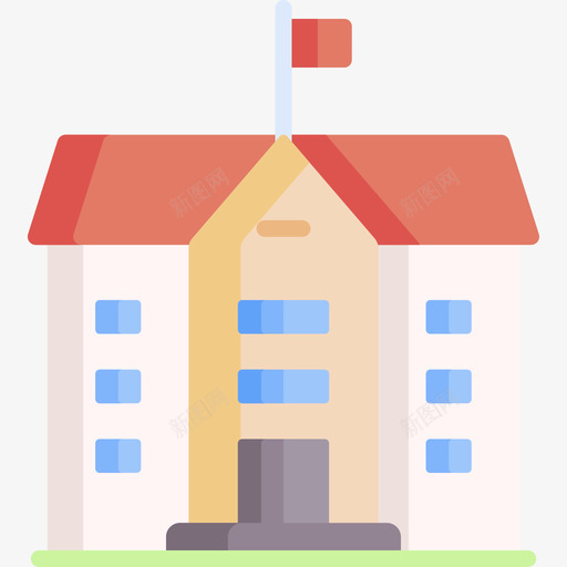 学校市区27号楼公寓图标svg_新图网 https://ixintu.com 27号楼 公寓 学校 市区