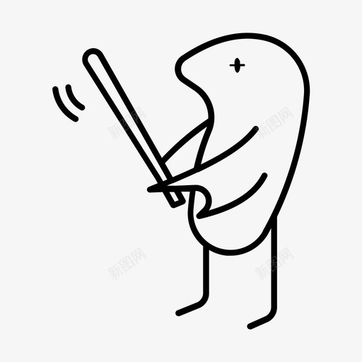 棒球球类球棒图标svg_新图网 https://ixintu.com 击球 挥杆 棒球 球棒 球类 球类运动