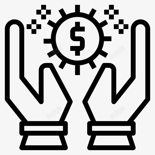 利润付款79直线图标svg_新图网 https://ixintu.com 付款 利润 直线