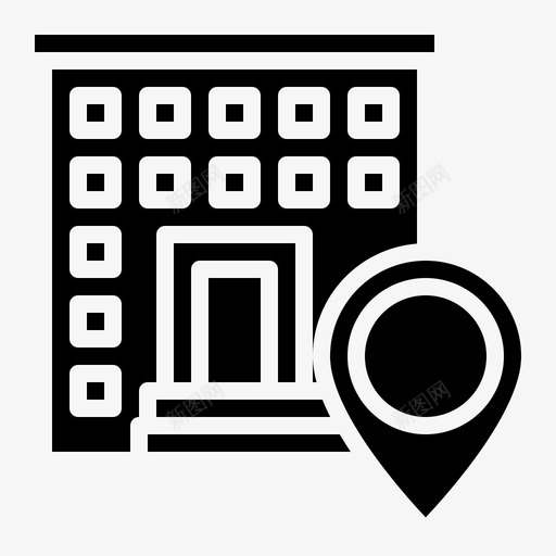 地址酒店服务54fill图标svg_新图网 https://ixintu.com fill 地址 服务 酒店 酒店服