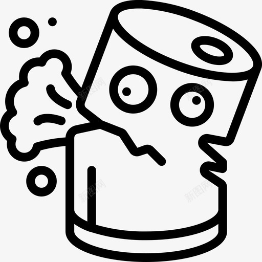 汽水罐夜生活食品3线性图标svg_新图网 https://ixintu.com 夜生活 水罐 汽水 线性 食品