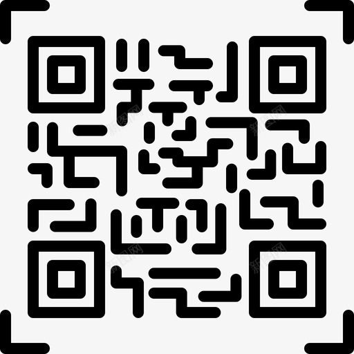 二维码条形码生物识别图标svg_新图网 https://ixintu.com 二维 扫描 数字 条形码 生物识别