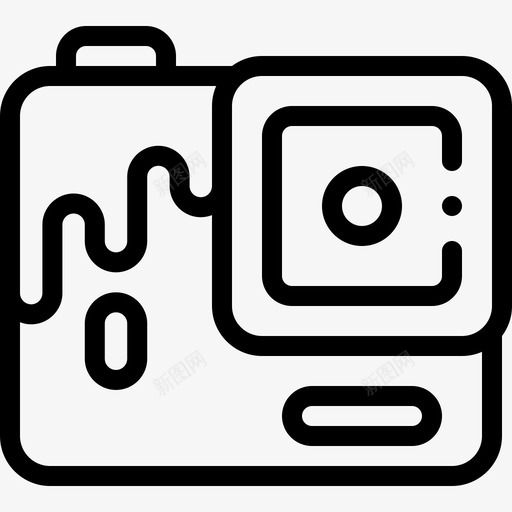 动作摄像机冬季运动33线性图标svg_新图网 https://ixintu.com 冬季运动 动作 摄像机 线性