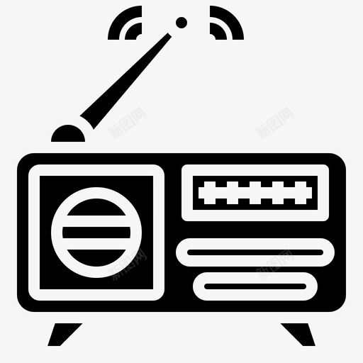 收音机新杂志4填充图标svg_新图网 https://ixintu.com 填充 收音机 新杂志 杂志
