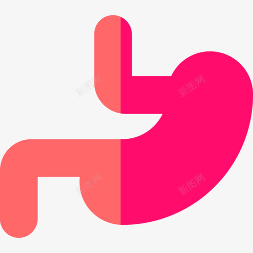 胃健康74平坦图标svg_新图网 https://ixintu.com 健康 平坦