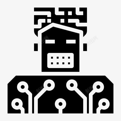 人性化智慧城市37坚固图标svg_新图网 https://ixintu.com 人性化 坚固 城市 智慧