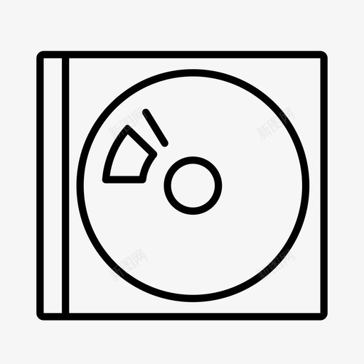 软件cd光盘图标svg_新图网 https://ixintu.com cd devops 光盘 磁盘 软件