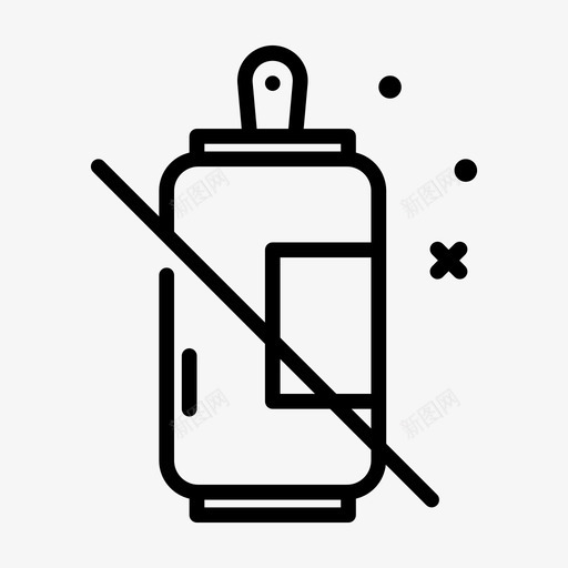 苏打水绿色直线型图标svg_新图网 https://ixintu.com 直线 线型 绿色 苏打水