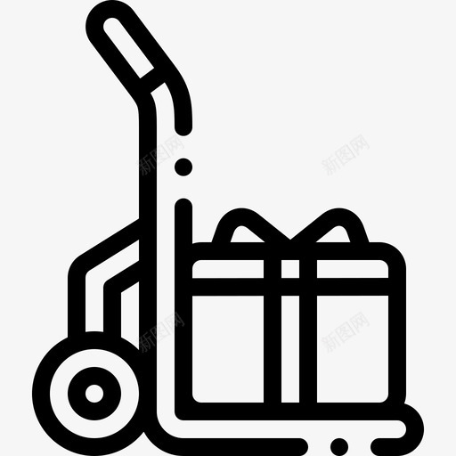 推车节礼日9直线图标svg_新图网 https://ixintu.com 推车 直线 节礼日