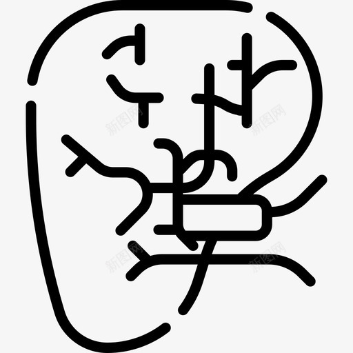 人工生物工程39线性图标svg_新图网 https://ixintu.com 人工 生物工程 线性