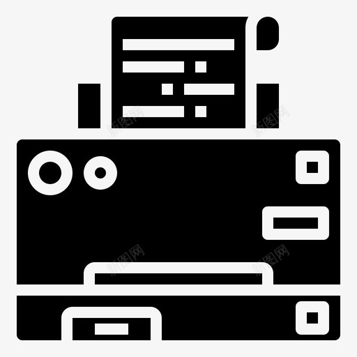 打印机计算机组件8填充图标svg_新图网 https://ixintu.com 填充 打印机 组件 计算机