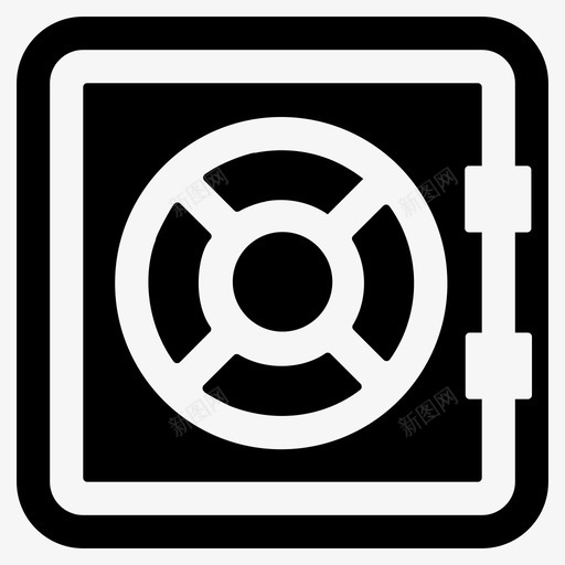 银行储物柜银行金库现金箱图标svg_新图网 https://ixintu.com 保险箱 储物柜 图标 现金 符号 金库 金融 银行