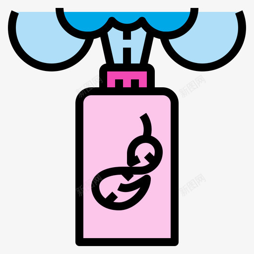粉末化妆品7线性颜色图标svg_新图网 https://ixintu.com 化妆品 粉末 线性 颜色